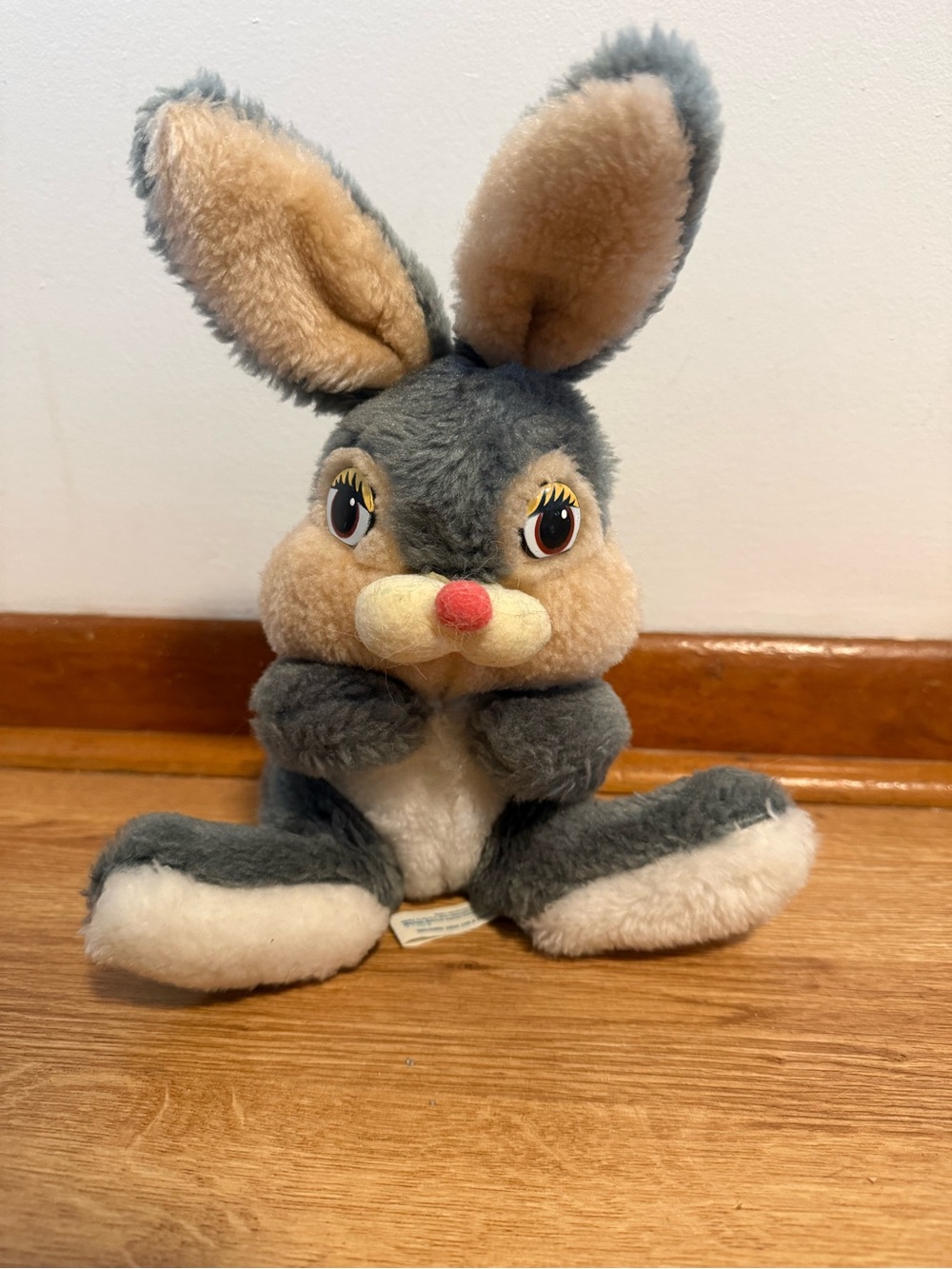 Vintage Thumper Rabbit Bambi Walt Disney Knickerbocker Stuffed Animal Plush 9”